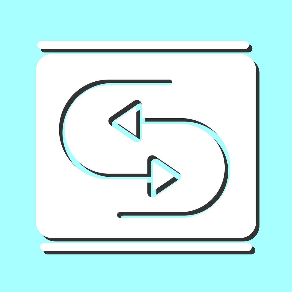 Reverse Arrow Vector Icon