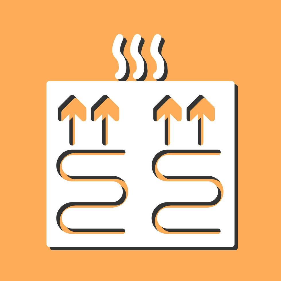 Underfloor Heating Vector Icon
