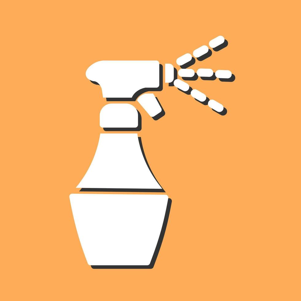 Water Spray Bottle Vector Icon