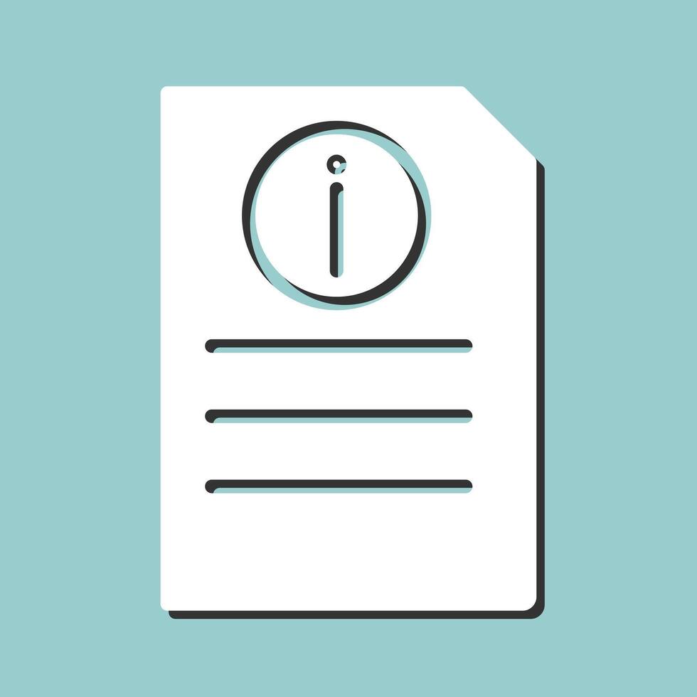 Information Document Vector Icon