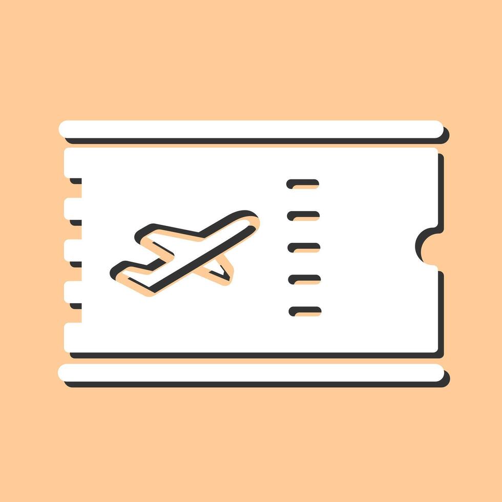 Plane Tickets Vector Icon