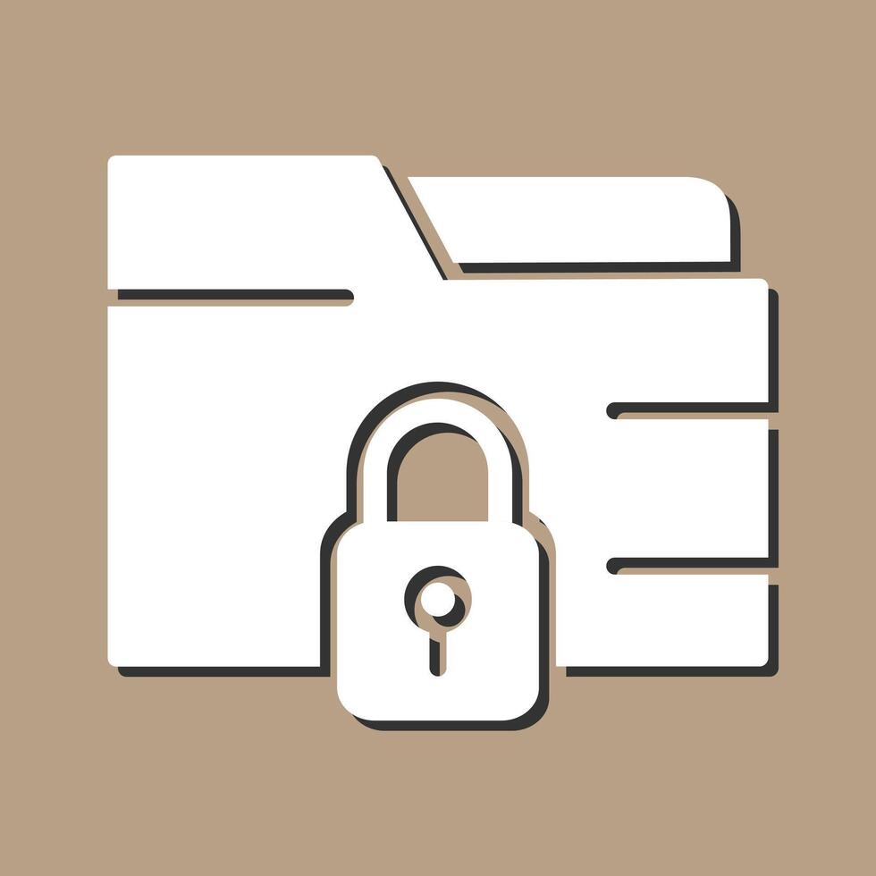 Secure Folder Vector Icon 41845862 Vector Art at Vecteezy