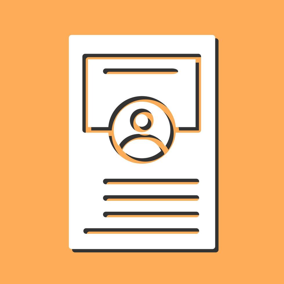 Profile Approve Vector Icon