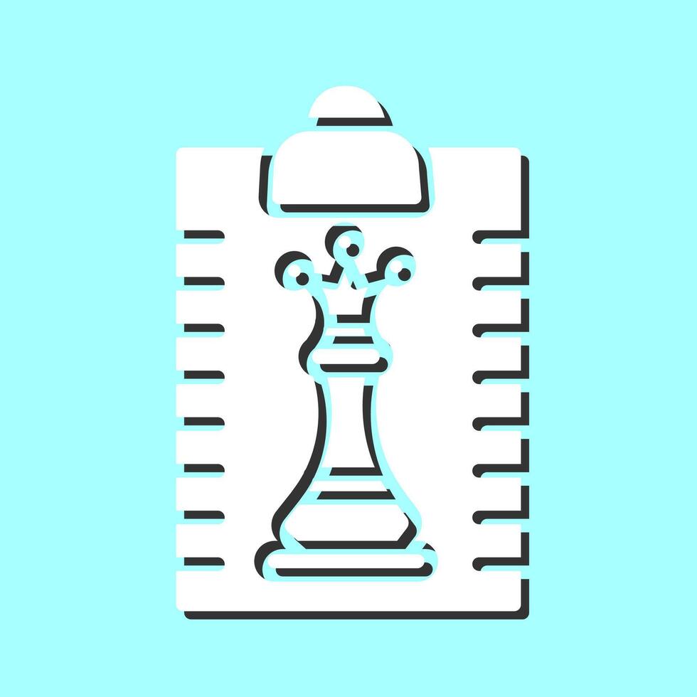 Clipboard Chess Vector Icon