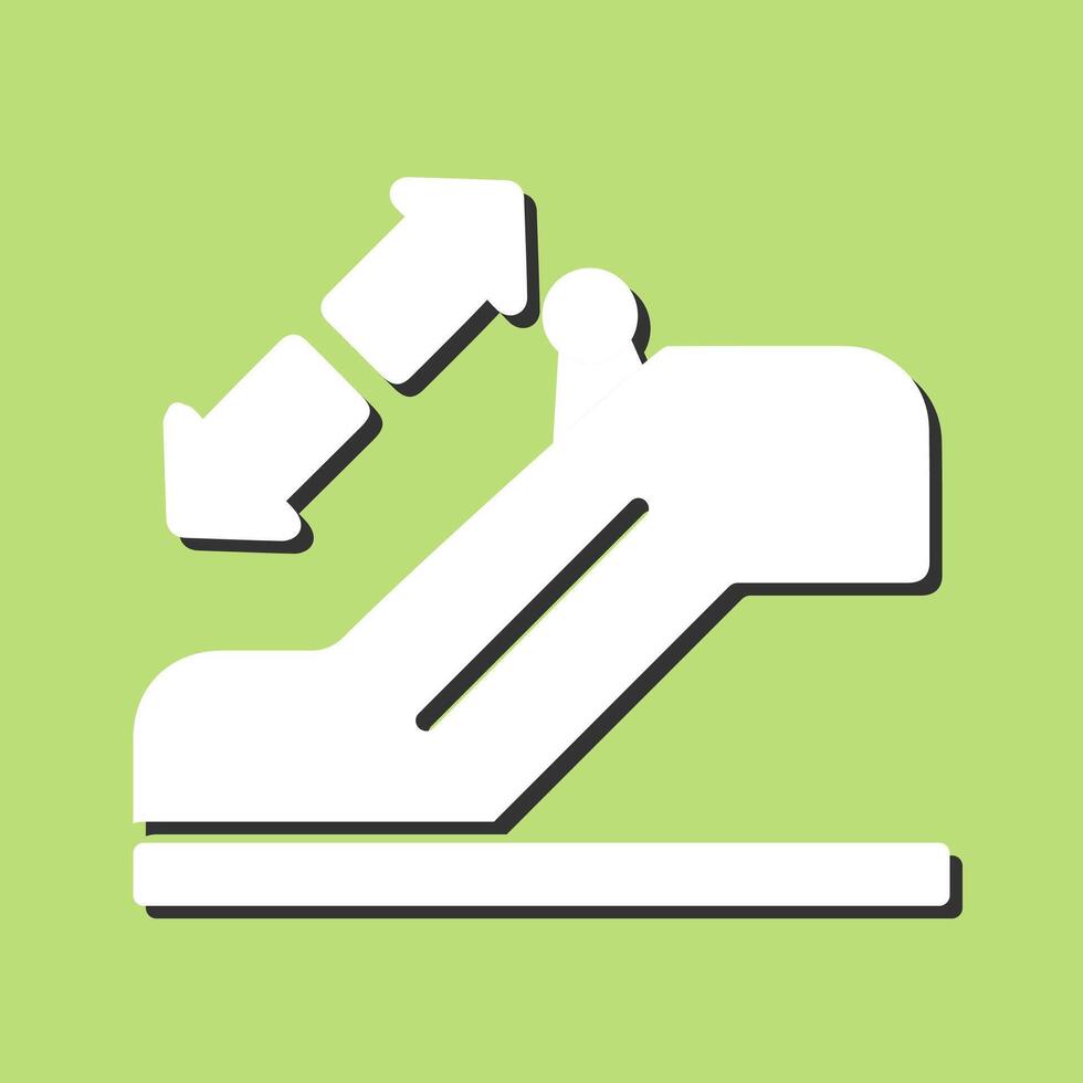 Horizontal Escalator Vector Icon