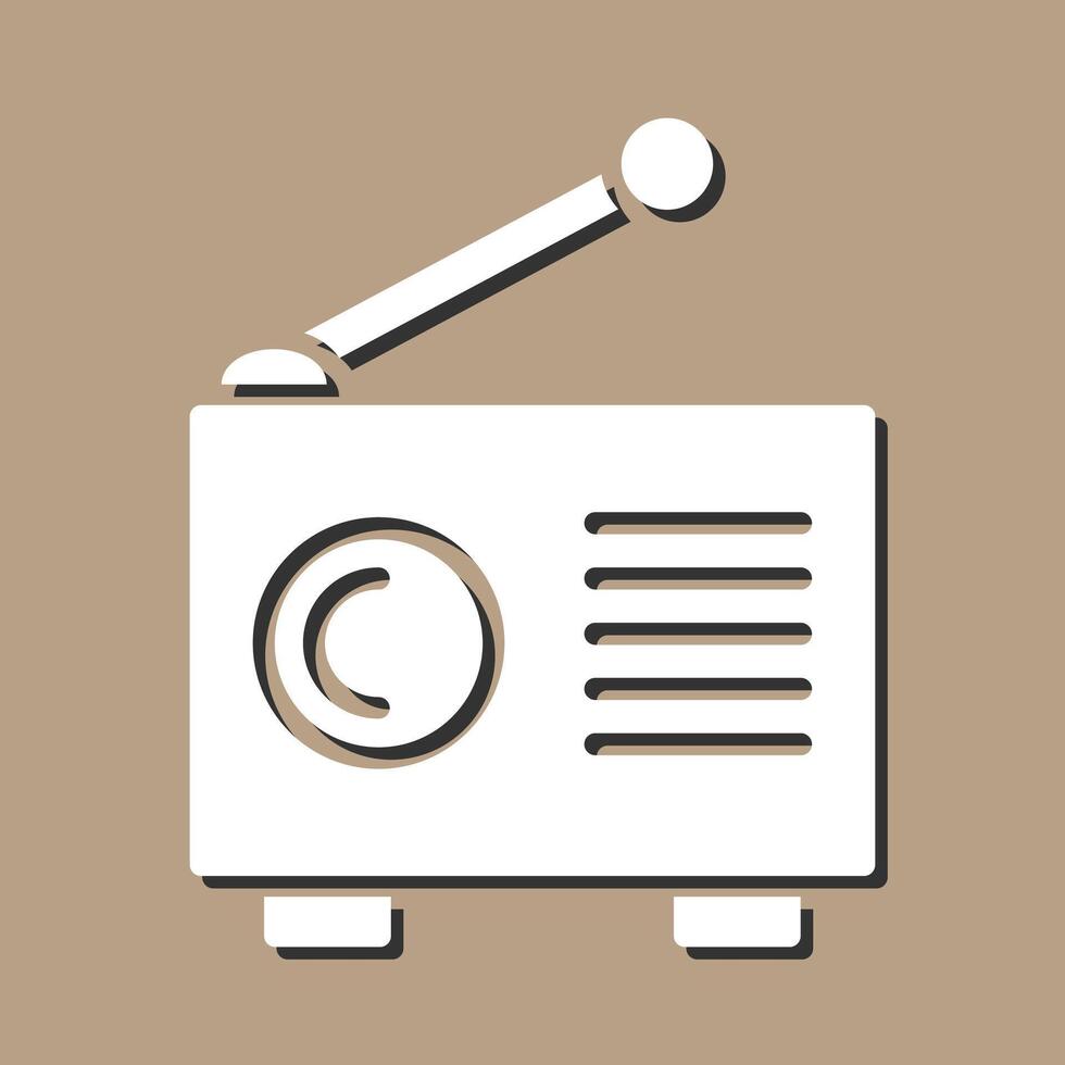 Old Radio Vector Icon