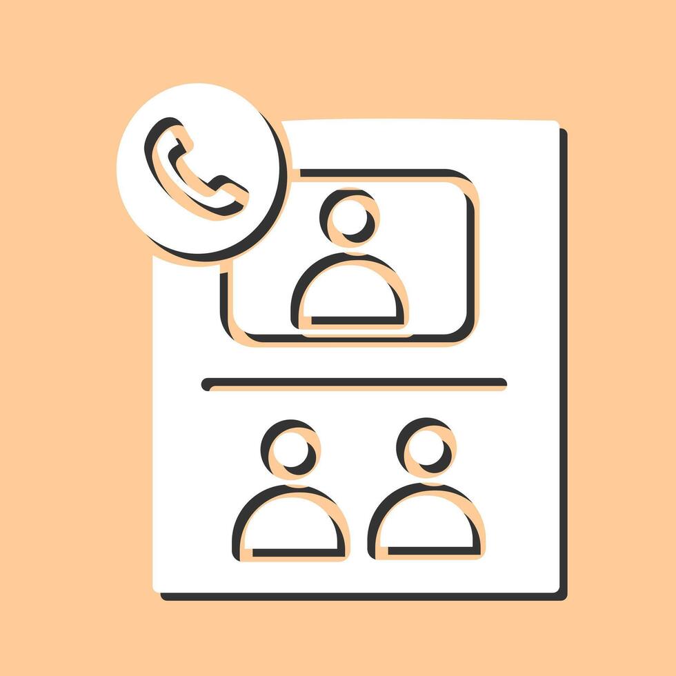 Conference Call Vector Icon
