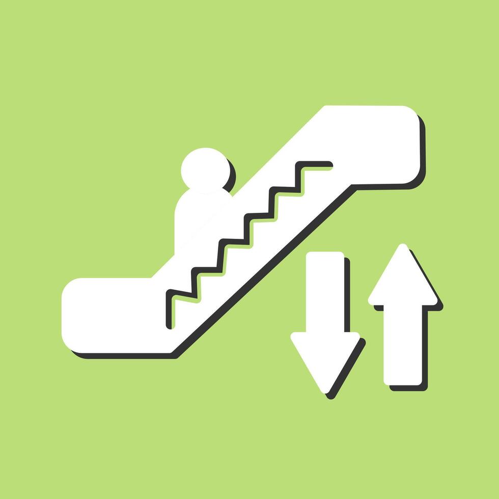 Escalator Vector Icon