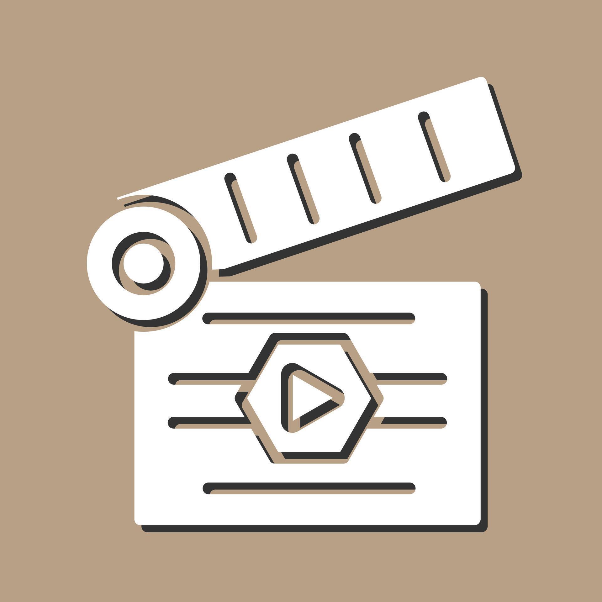 Clapper Vector Icon 41846274 Vector Art at Vecteezy