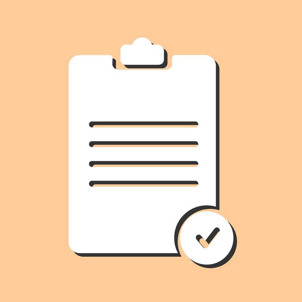 Registered Document Vector Icon