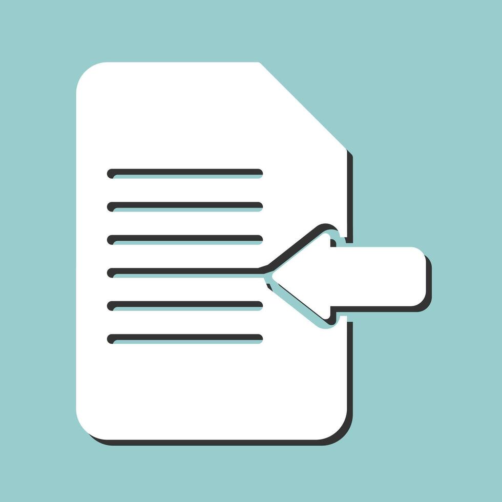 Import Document Vector Icon