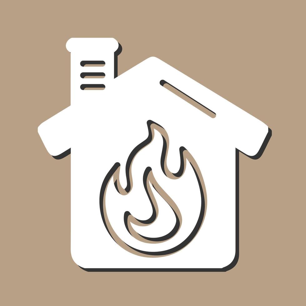 Housefire Vector Icon