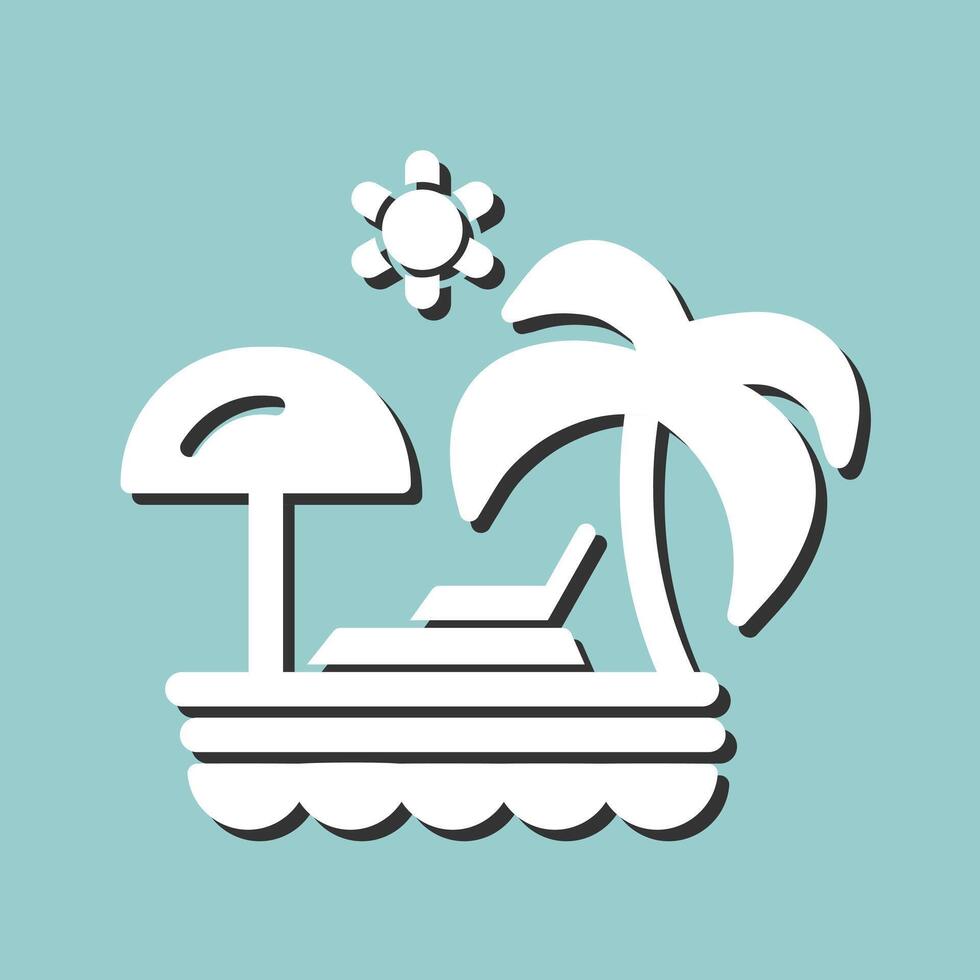 Vacation Spots Vector Icon
