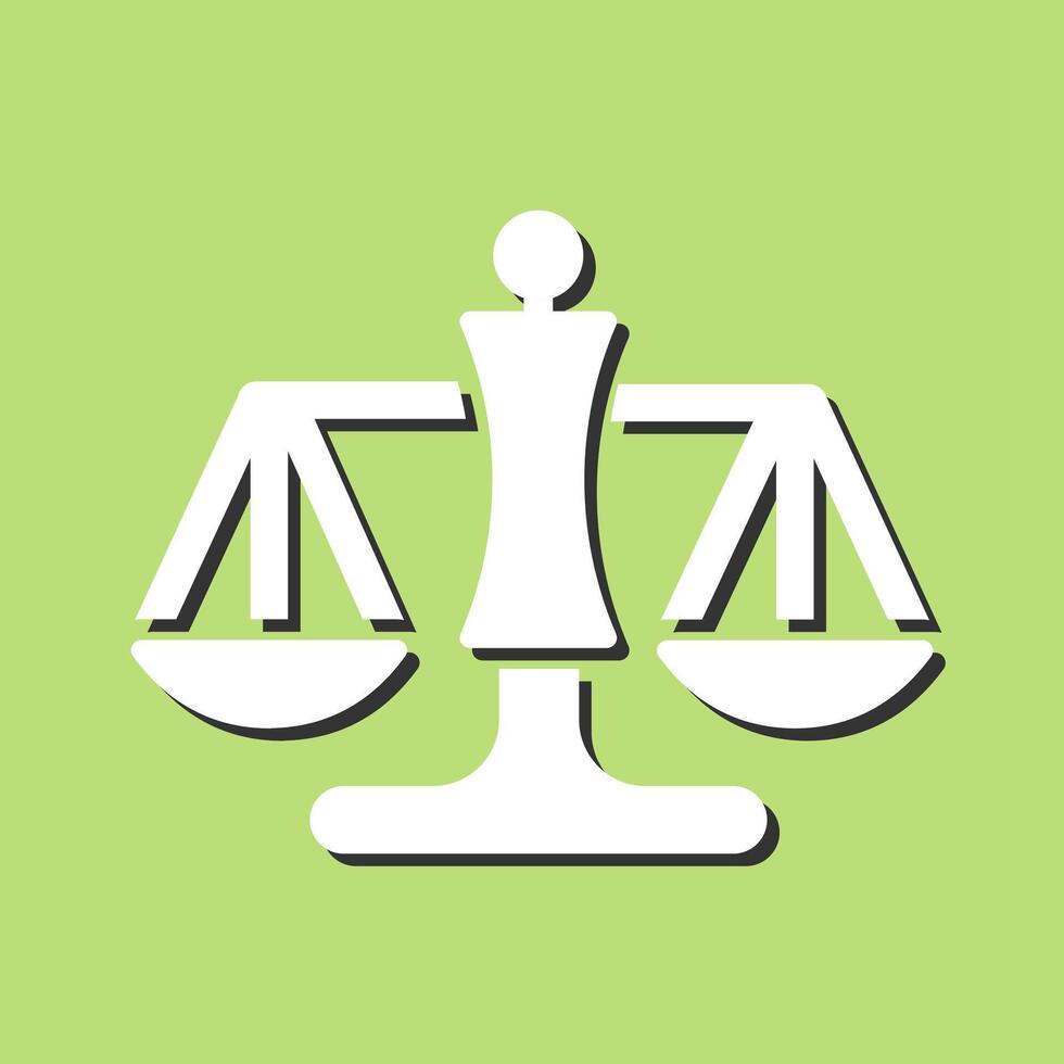 Justice Scale Vector Icon