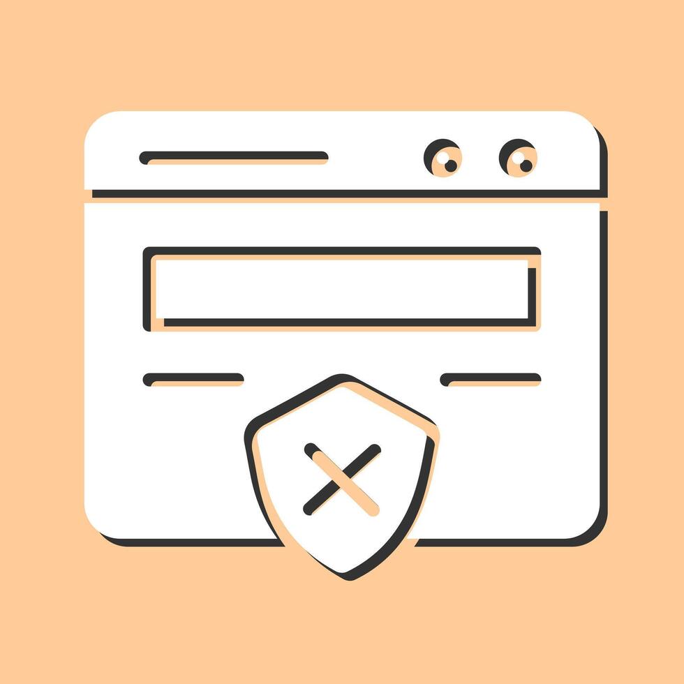 Unprotected Website Vector Icon