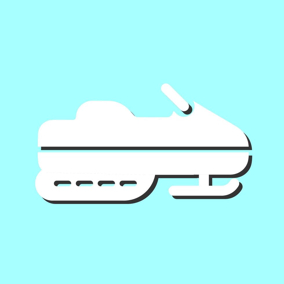 Snowmobile Vector Icon