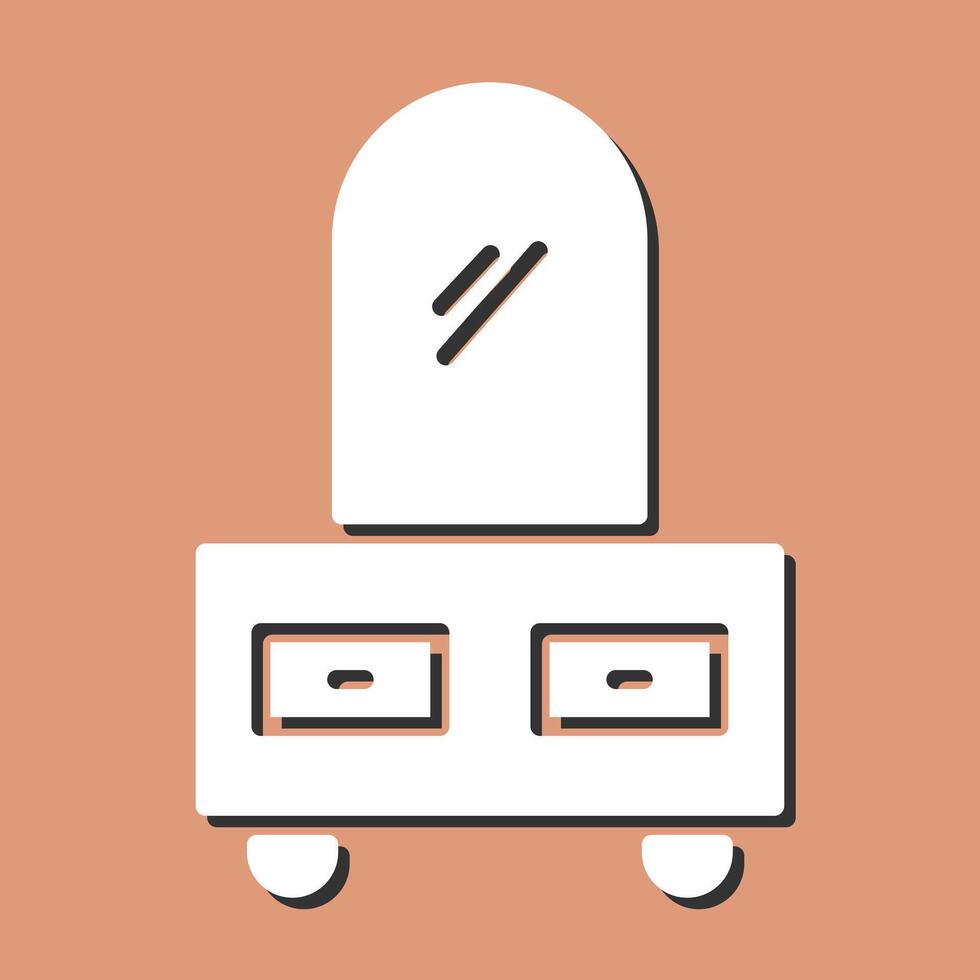 Dressing Table Vector Icon