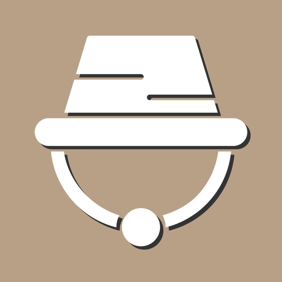 Camping Hat Vector Icon