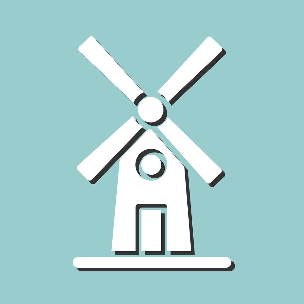 Windmill Vector Icon
