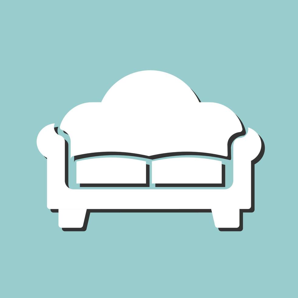 Double Sofa Vector Icon