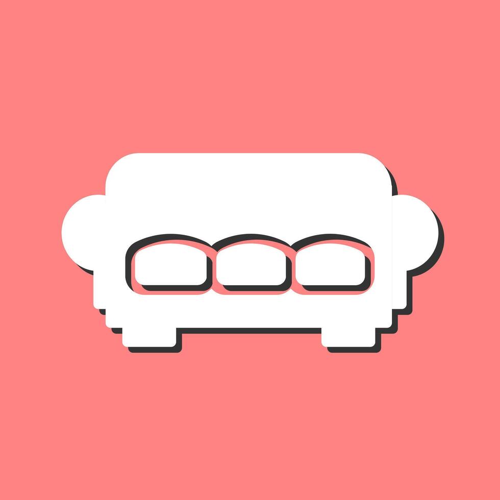Large Sofa Vector Icon
