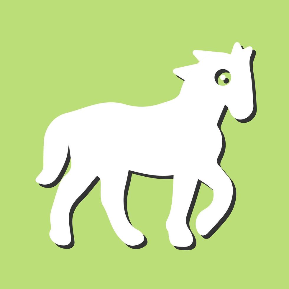 icono de vector de caballo