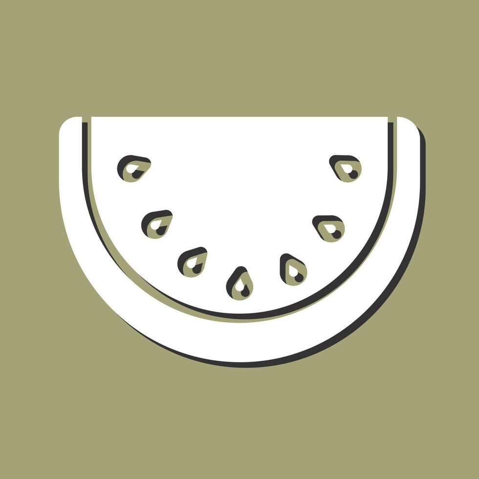 icono de vector de sandía