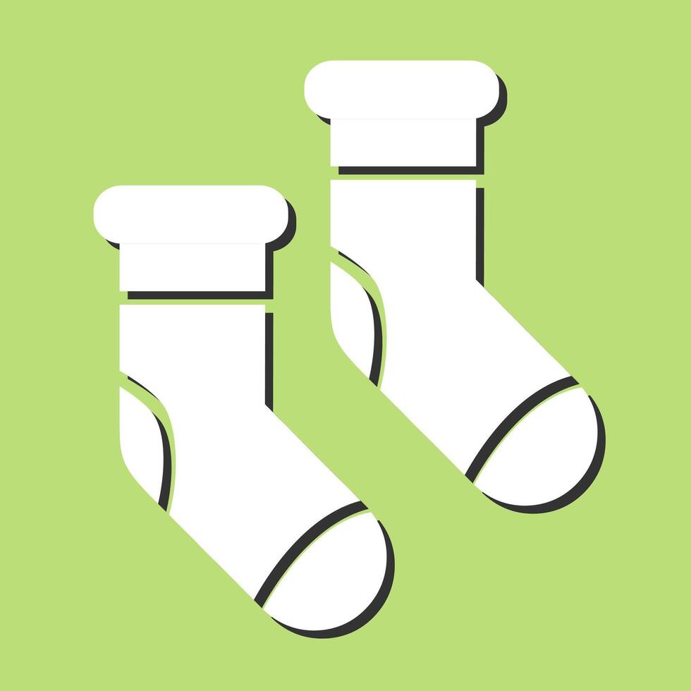 Winter Socks Vector Icon