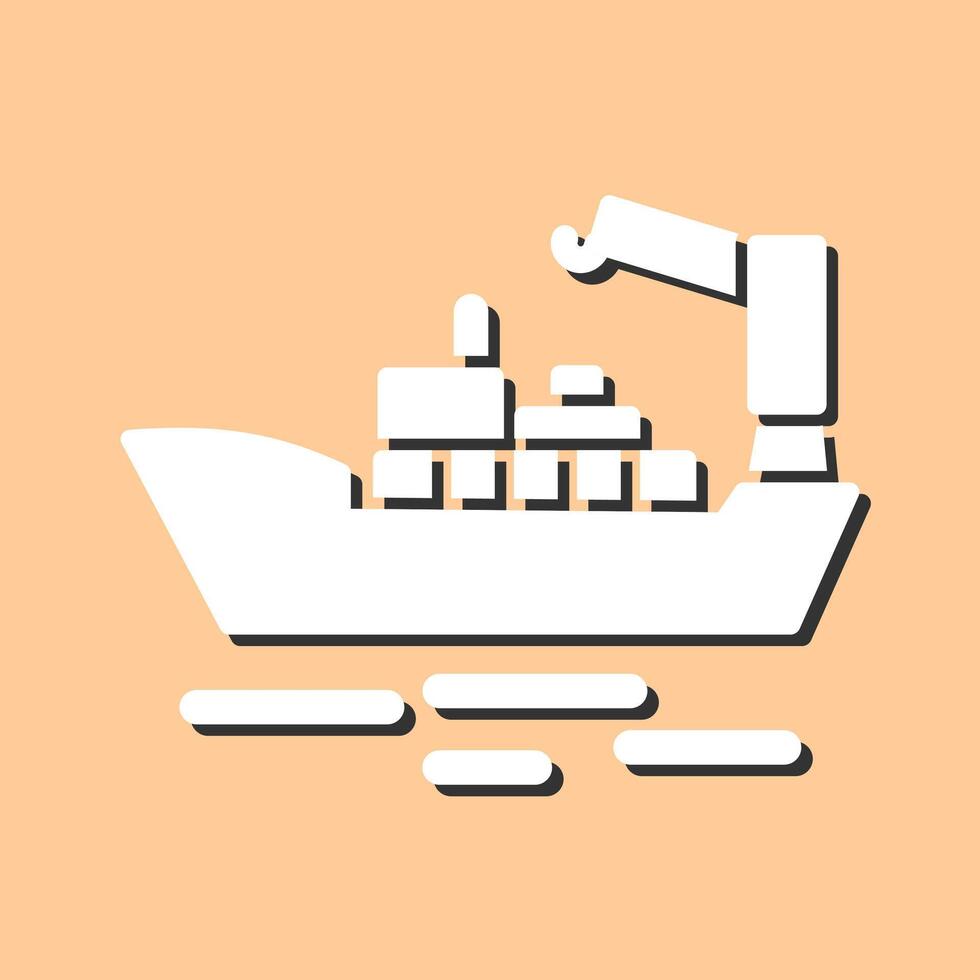 Cargo Ship II Vector Icon