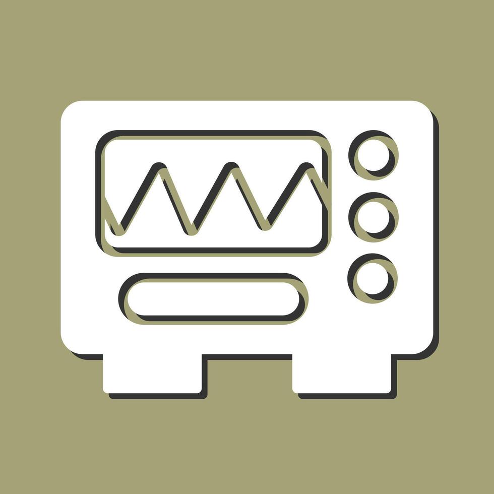 Oscilloscope Vector Icon