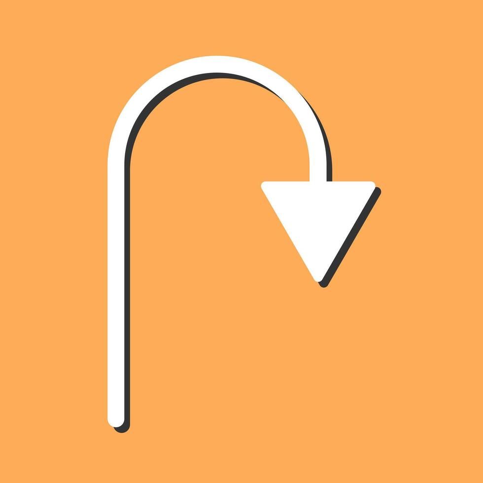 Arrow Pointing Down Vector Icon