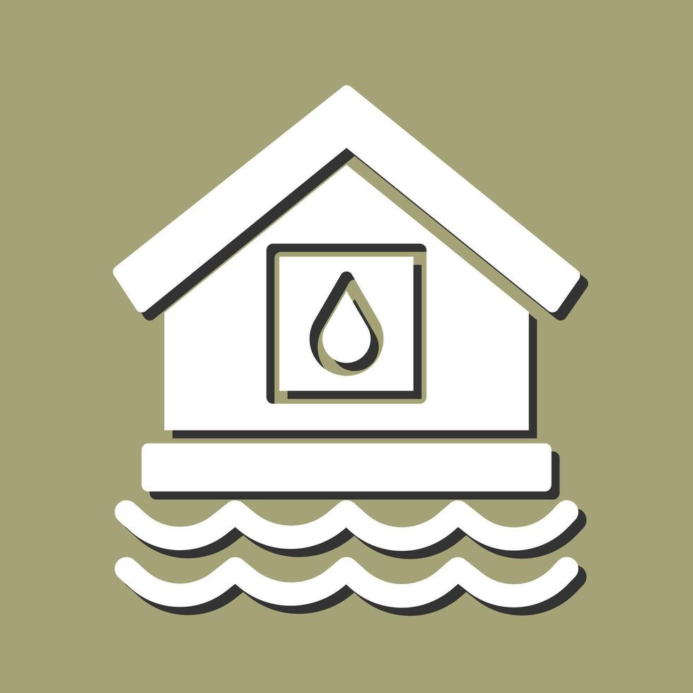 Water House Vector Icon