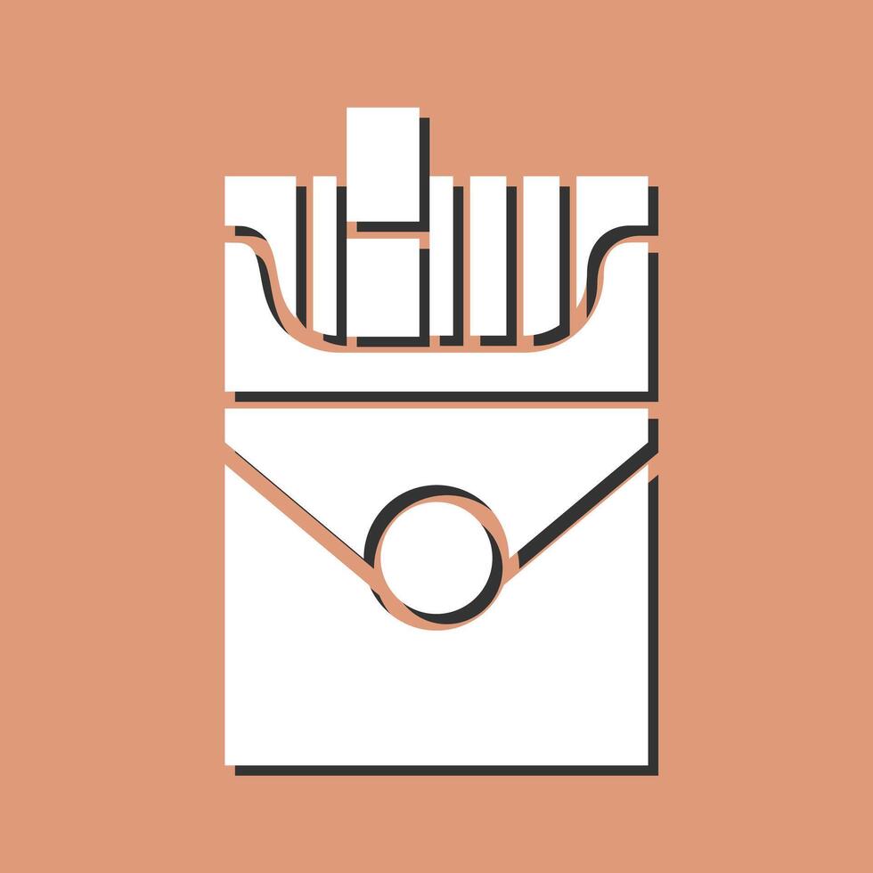 Cigarette Pack Vector Icon