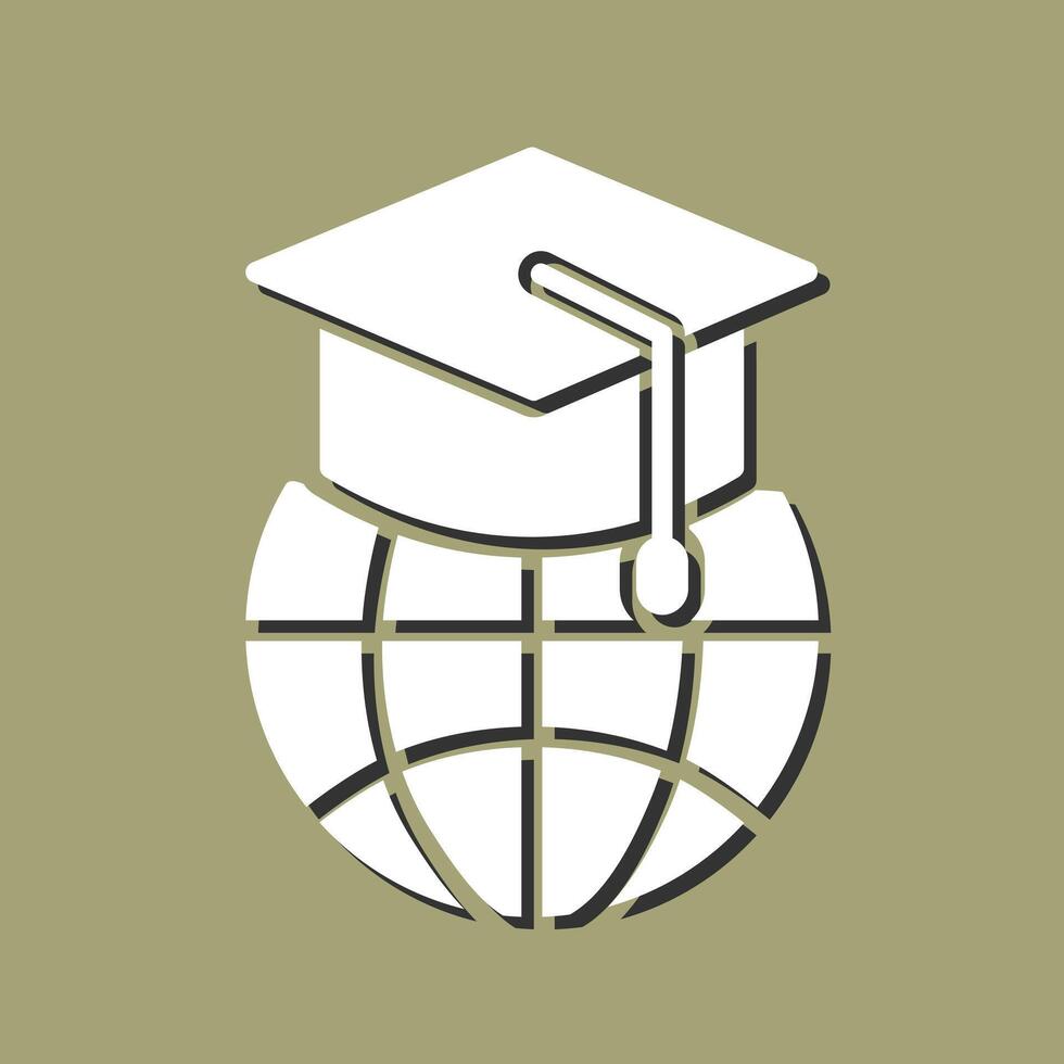 Global Education Vector Icon