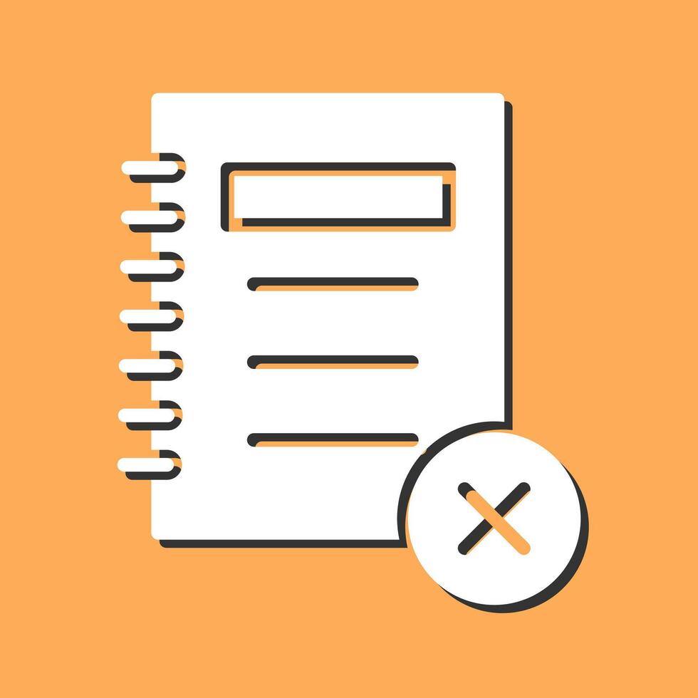 Unchecked Notes Vector Icon