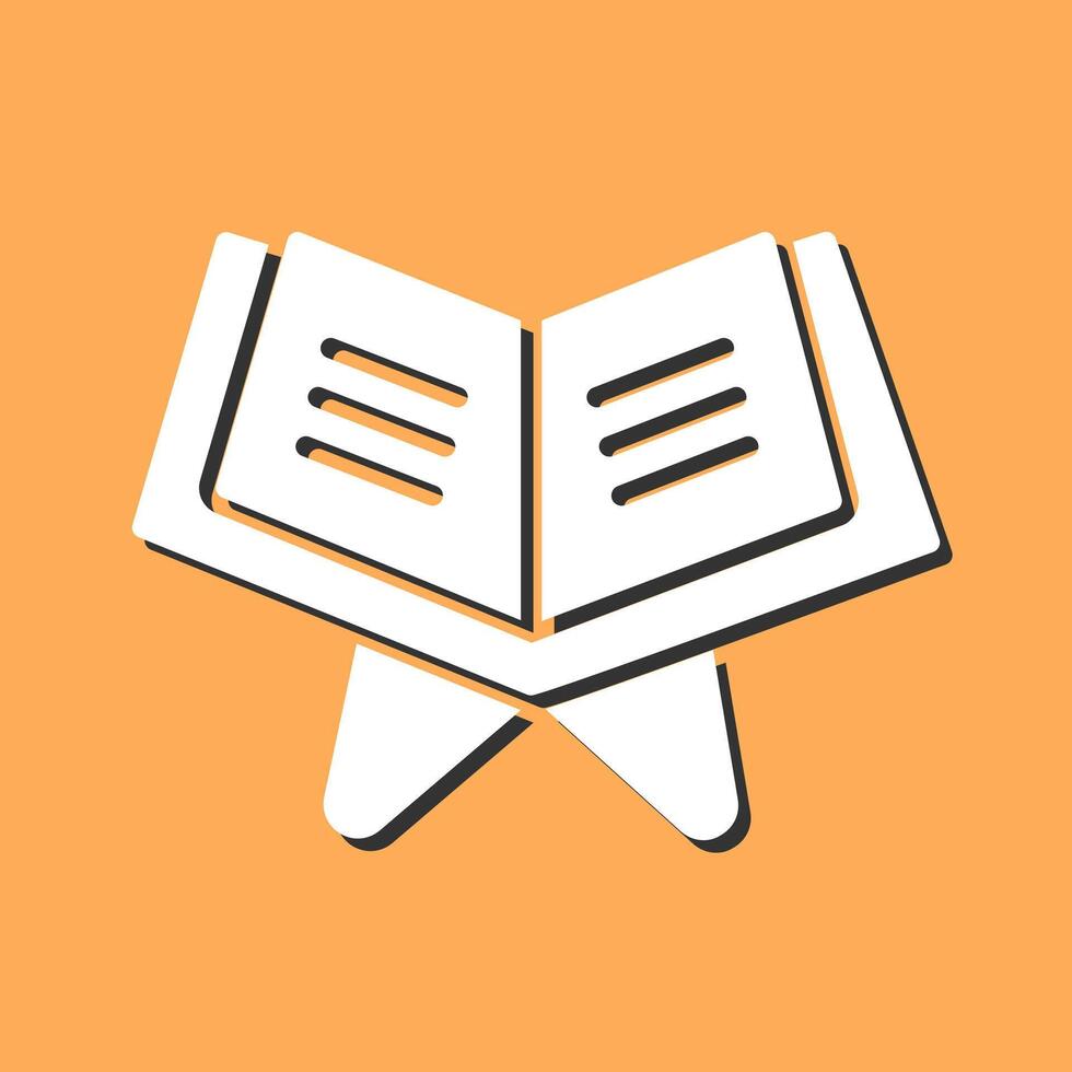 Reading Holy Book Vector Icon