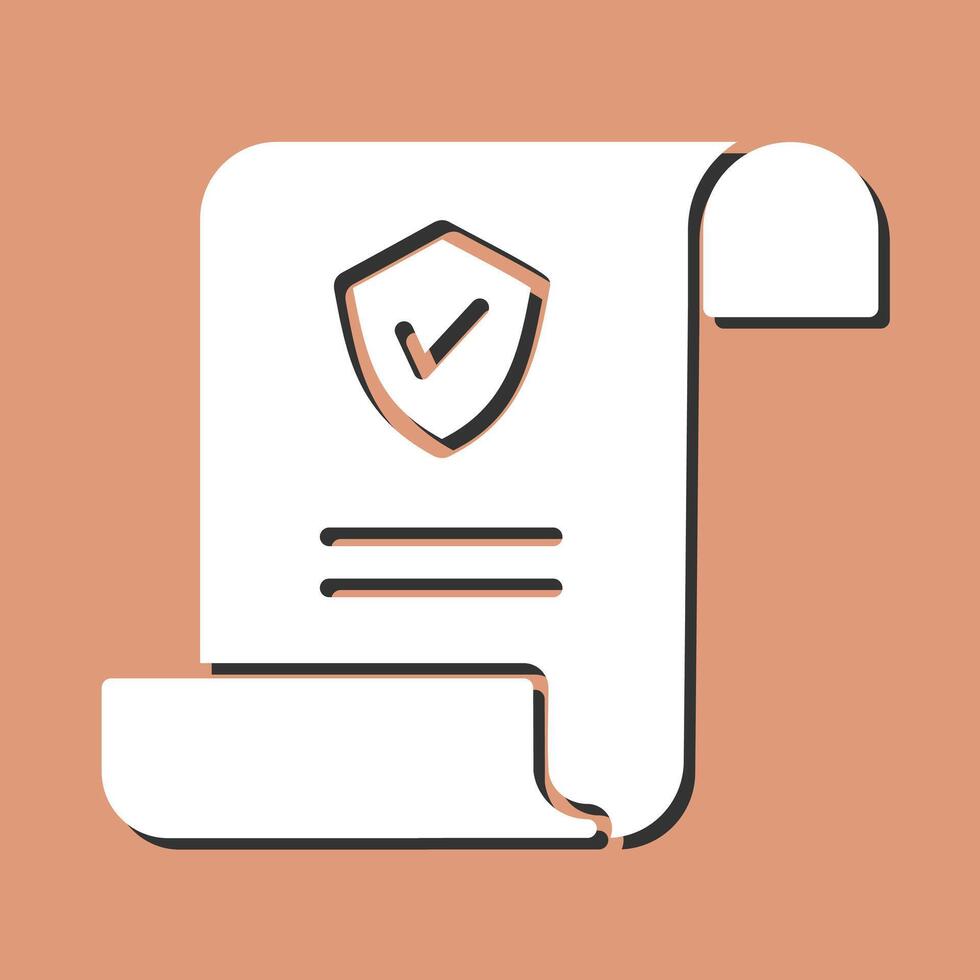 Insurance Policy Vector Icon