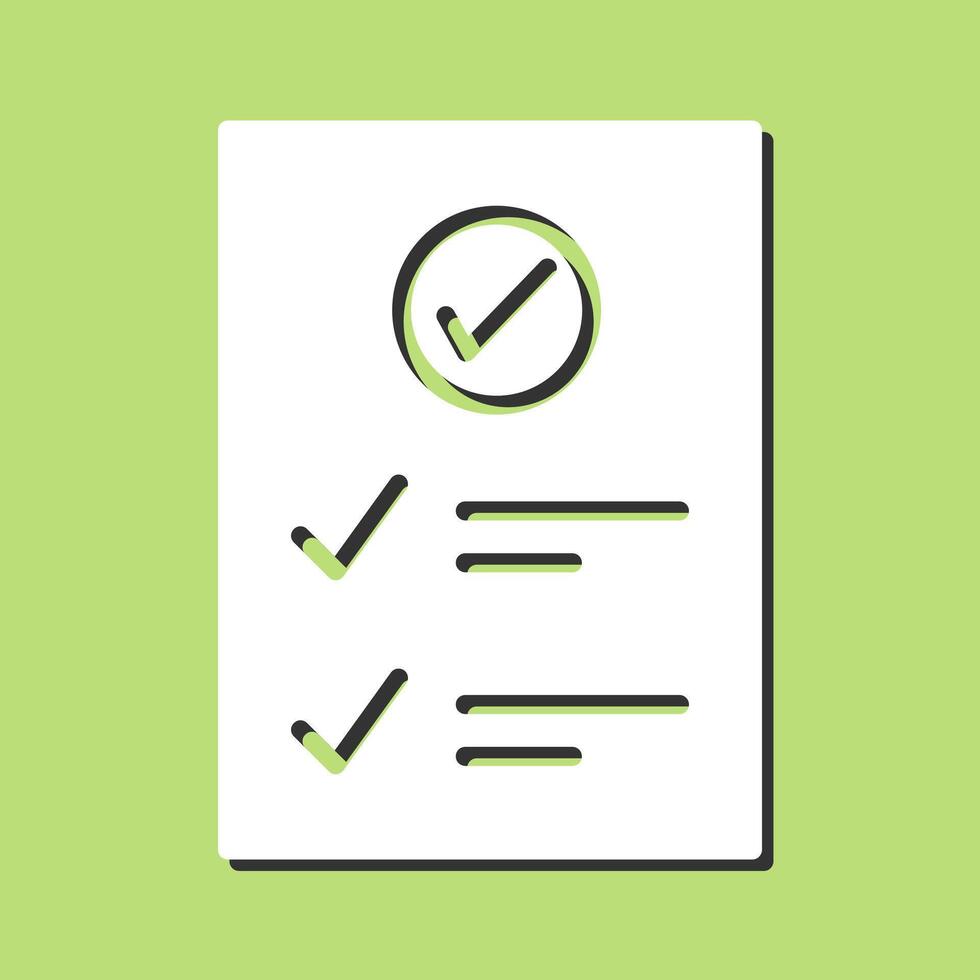 Check Up List Vector Icon