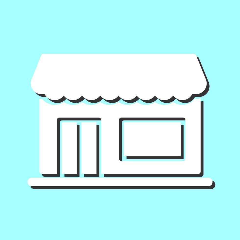 icono de vector de tienda