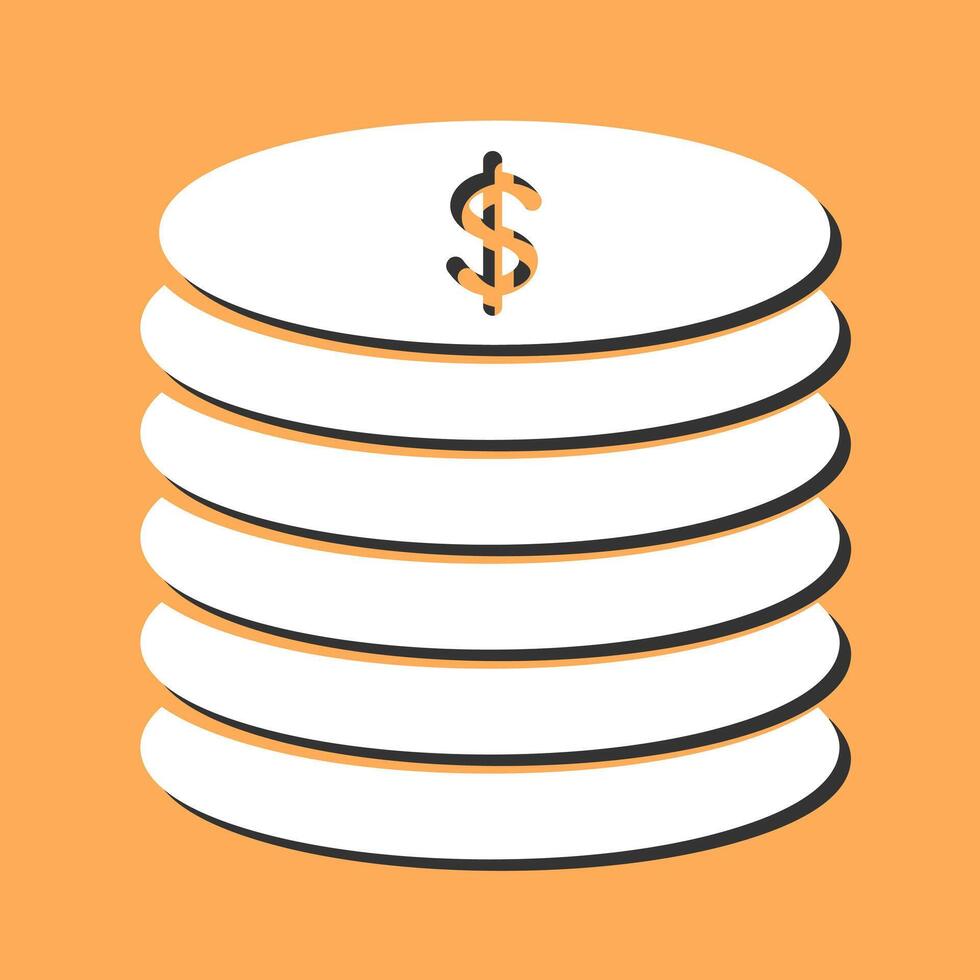 Stack of Coins Vector Icon