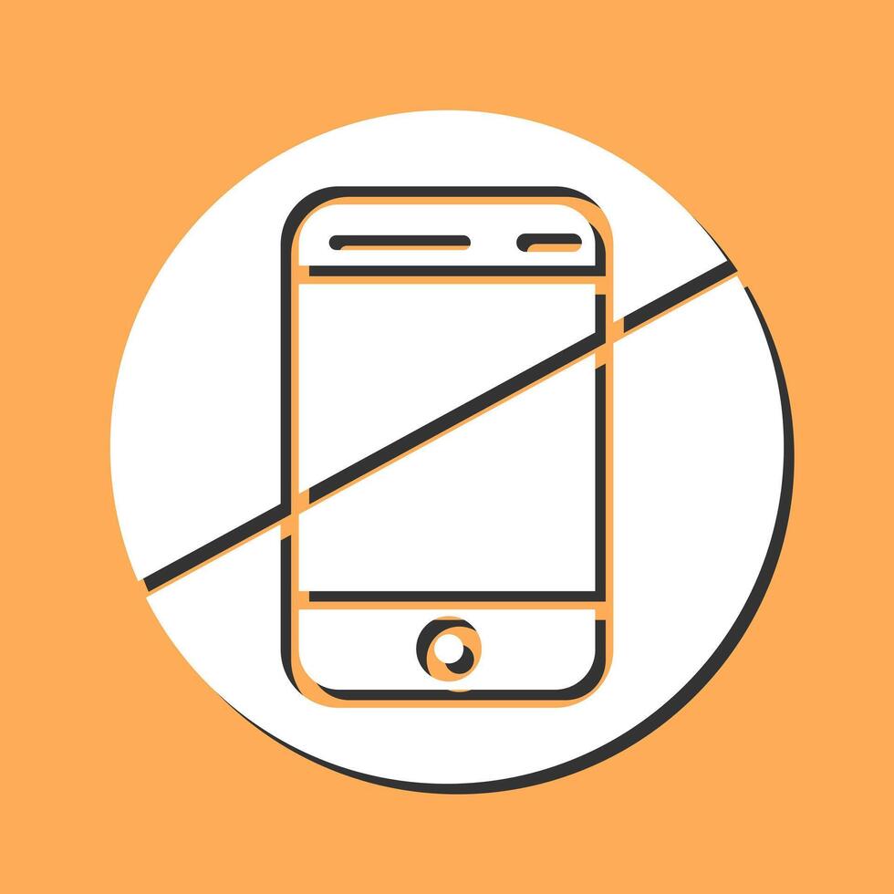 No Cell Phones Vector Icon