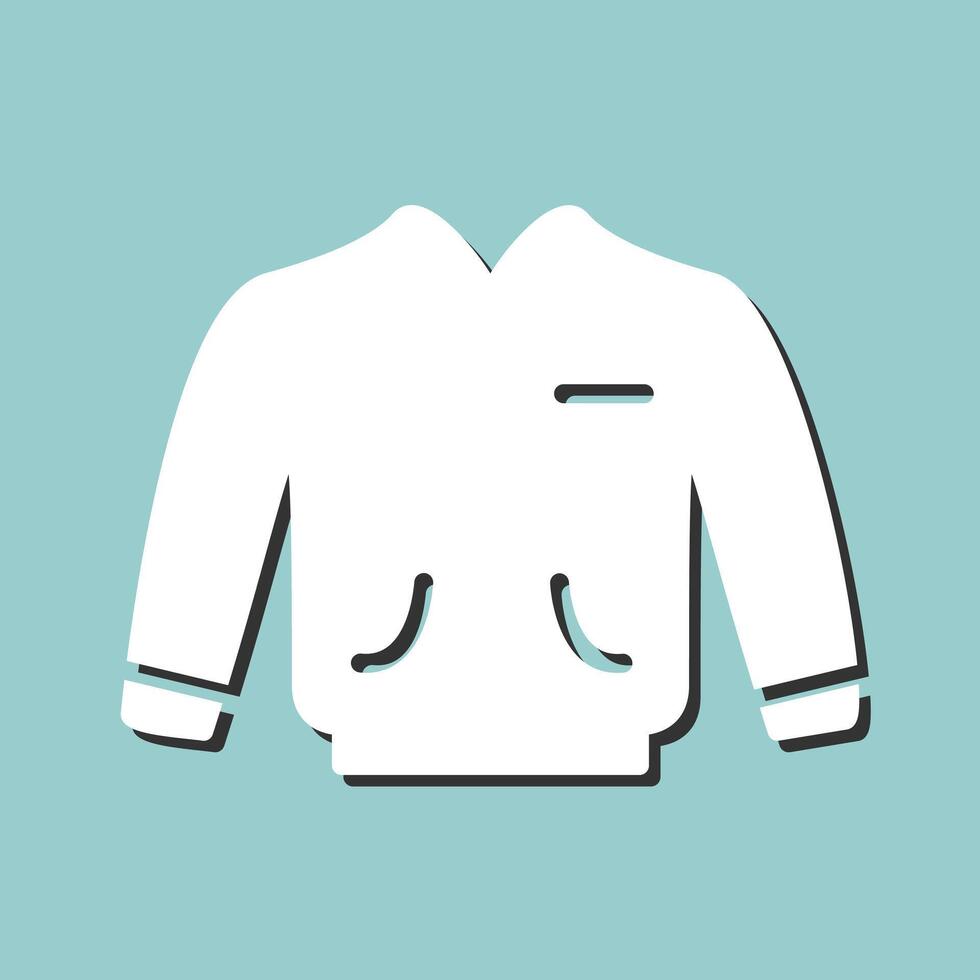 icono de vector de chaqueta