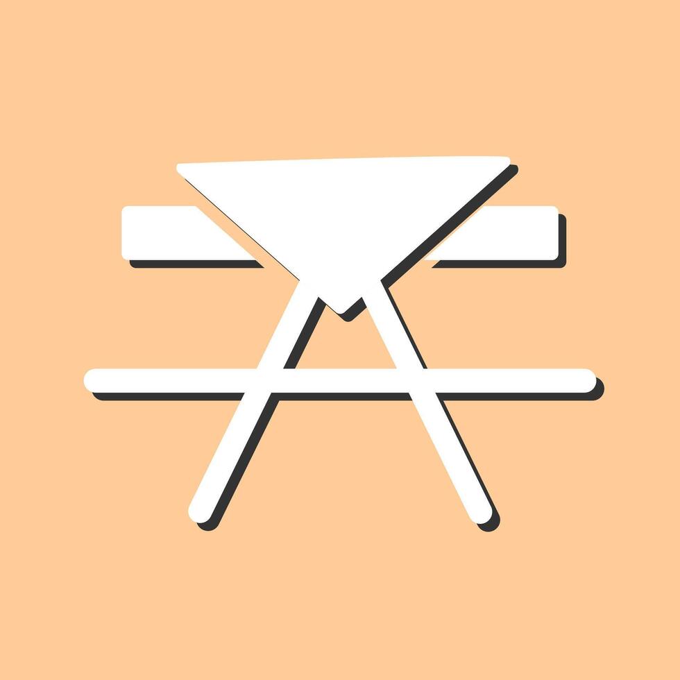 Picnic Table Vector Icon