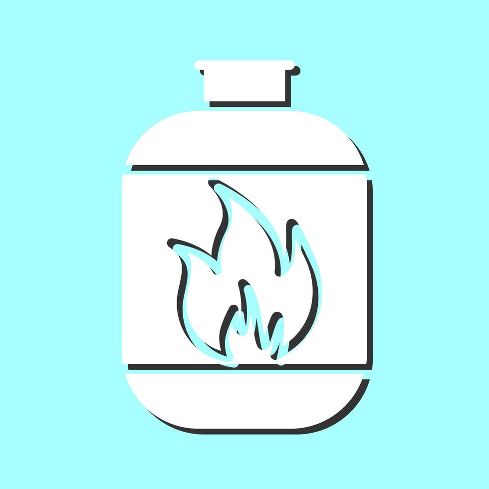 Gas Cylinder Vector Icon