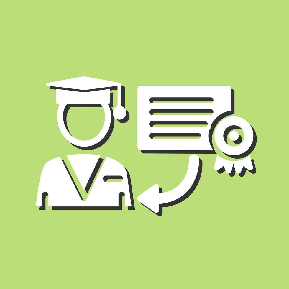 Receiving Degree Vector Icon