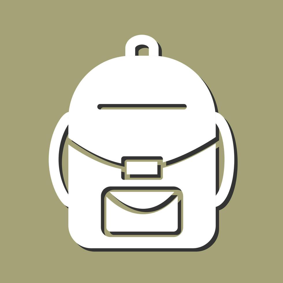 Backpack Vector Icon