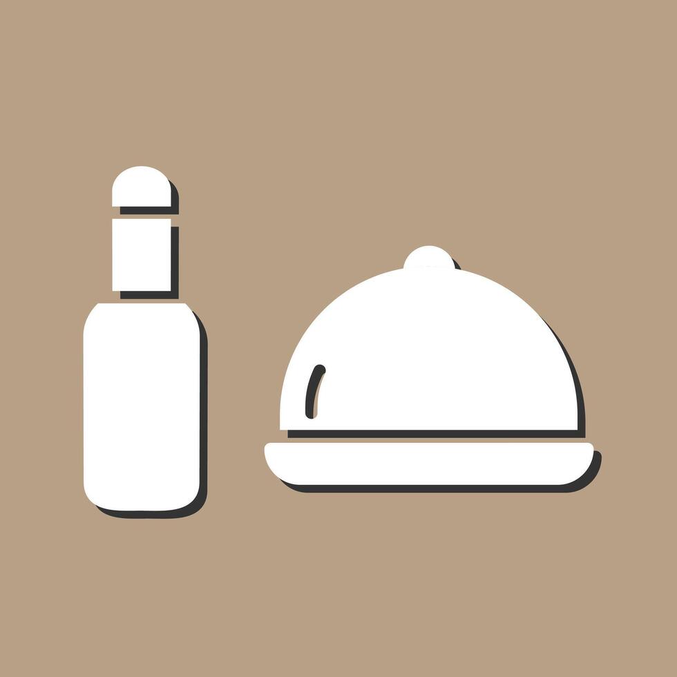 Food and Beer Vector Icon