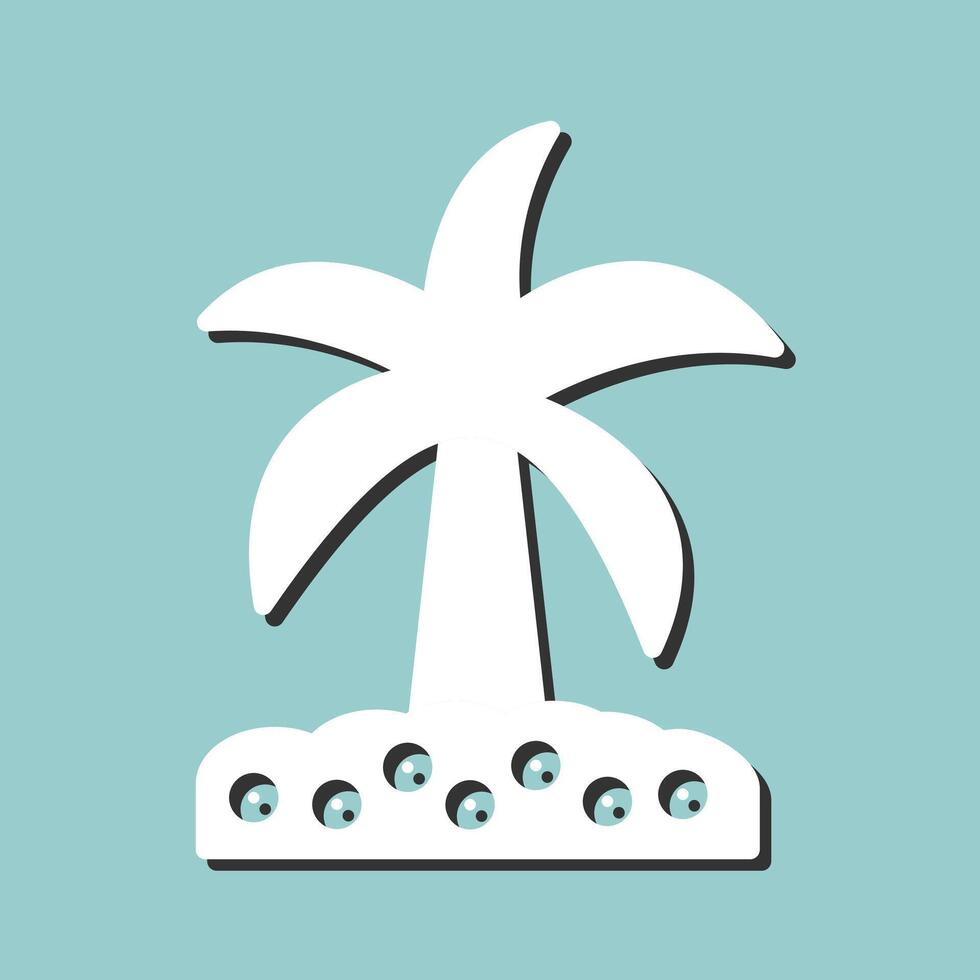 Coconut trees Vector Icon