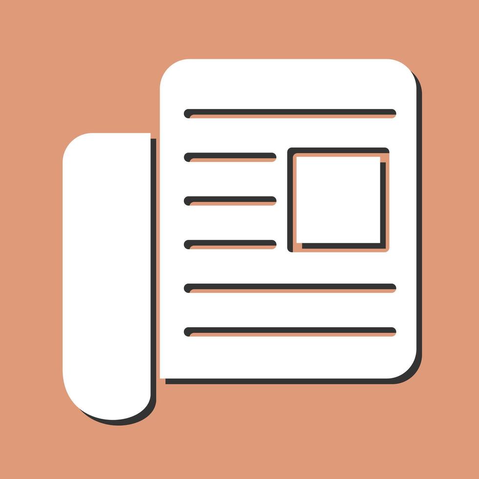 Newspaper Vector Icon