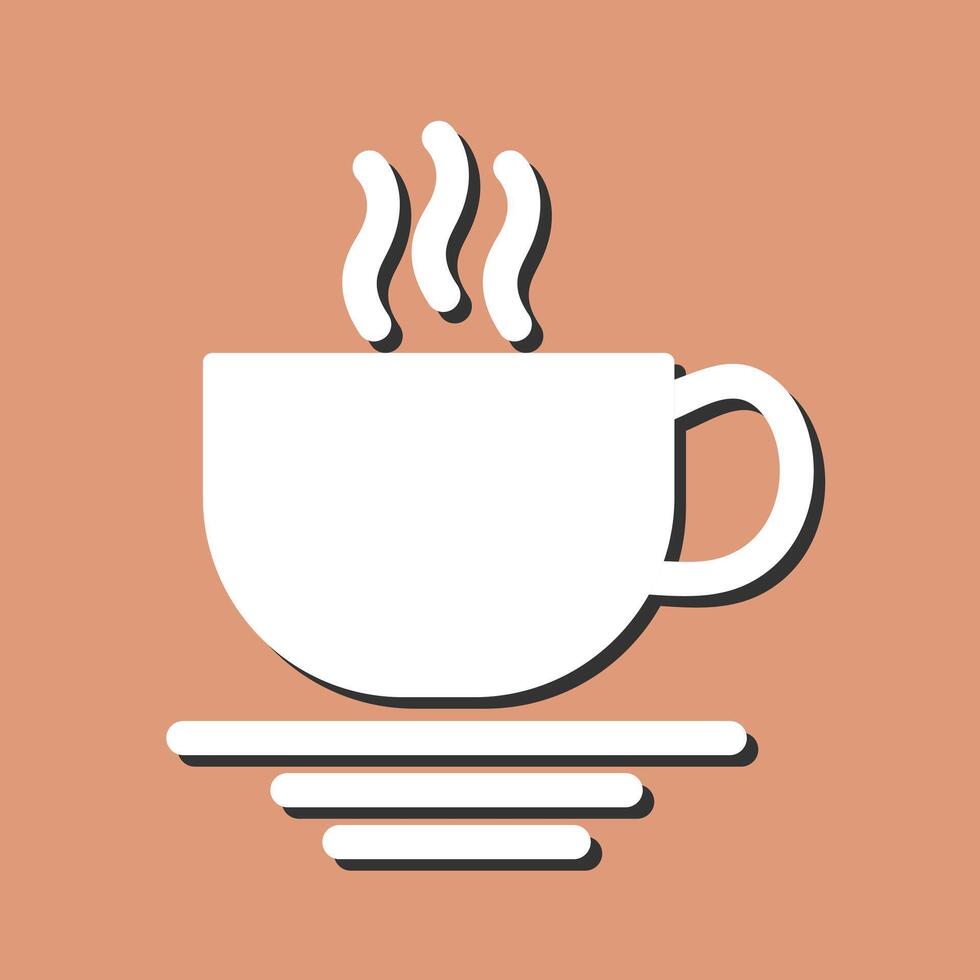 icono de vector de taza de café